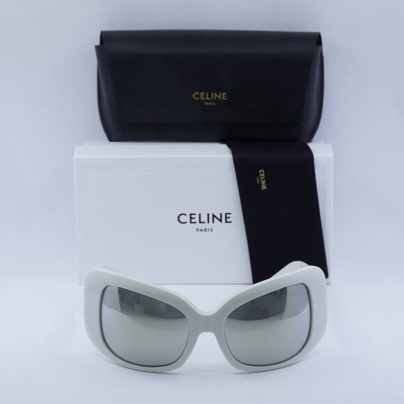 Final Price! Celine CL40224I 25C White Sunglasses - Picture 3 of 11